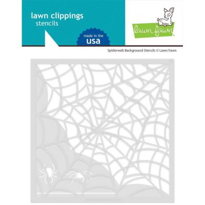 Lawn Fawn Stencils - Spiderweb Background